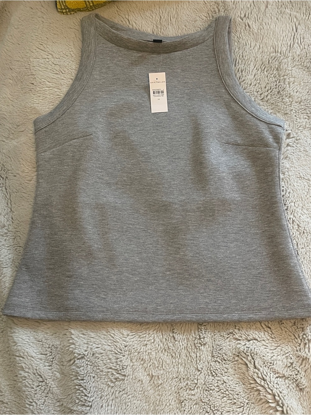 Ann Taylor Heather Gray Sleeveless Tank